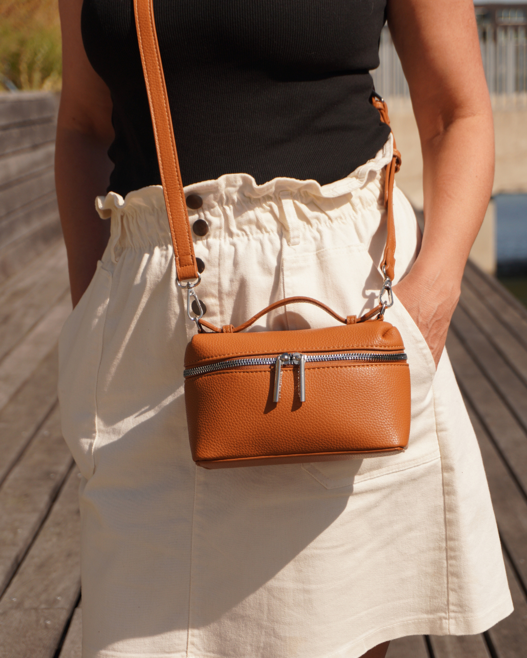 Lori Handtas Cognac