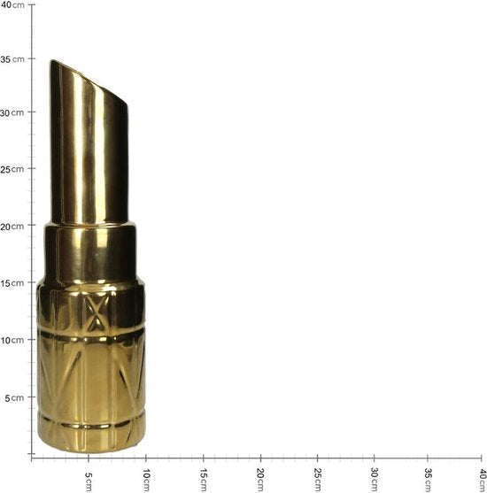 Lipstick Vaas Goud