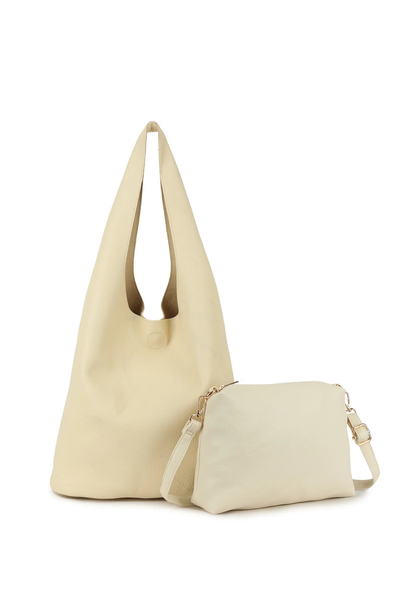 Janneke Schoudertas Creme