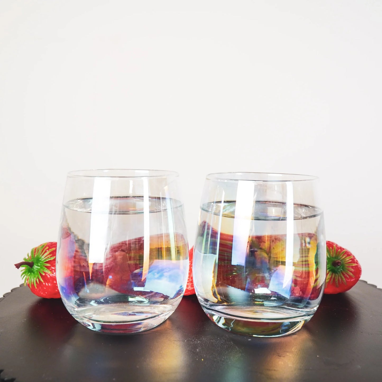 Regenboog Waterglazen – Set van 2 – 250 ml