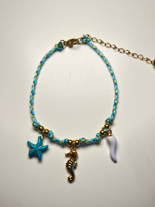 Armband/Enkelbandje Zeepaardje