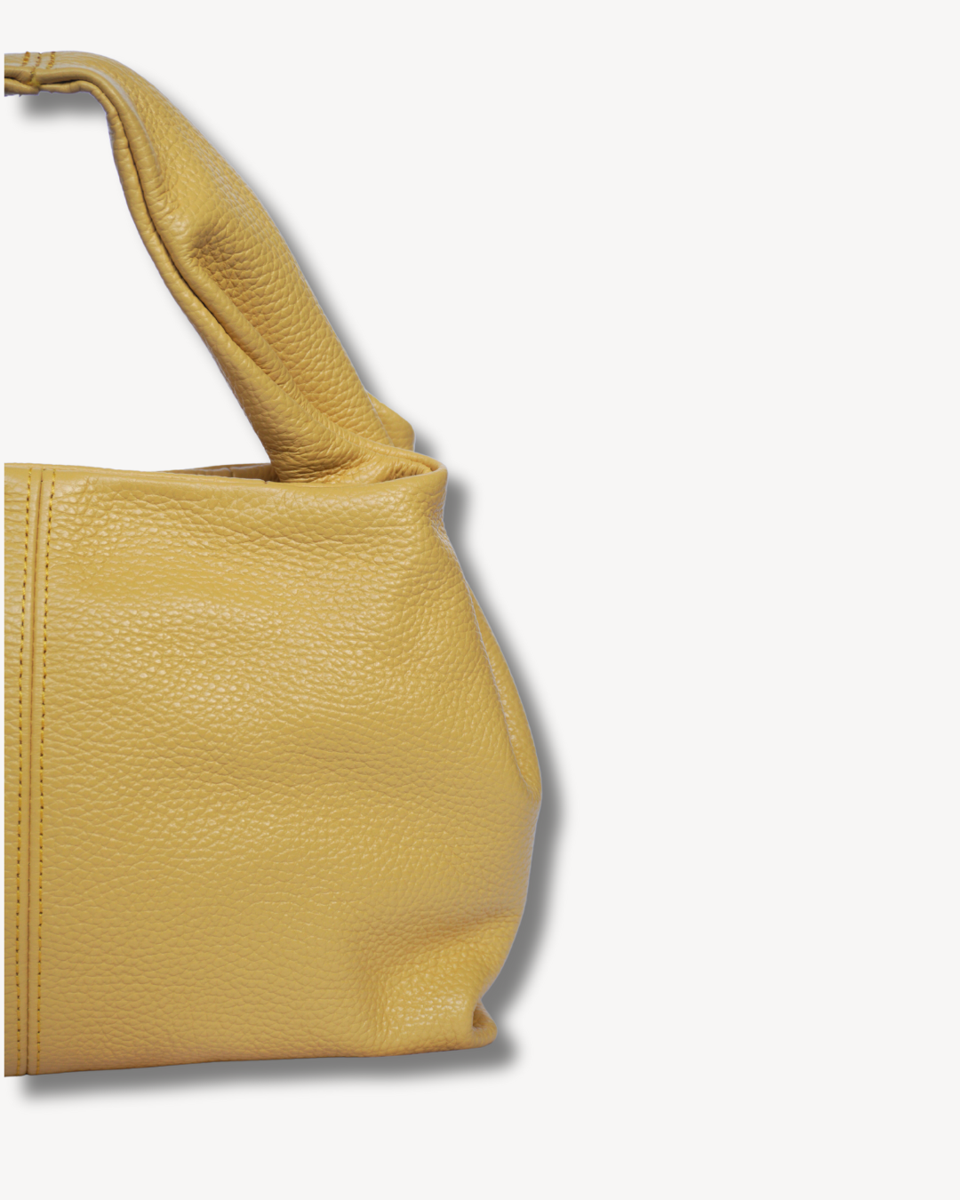 Polly Tas Butter Yellow – Echt Leer – Crossbody