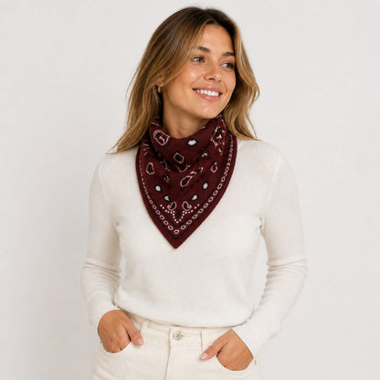 Gebreide Bandanasjaal