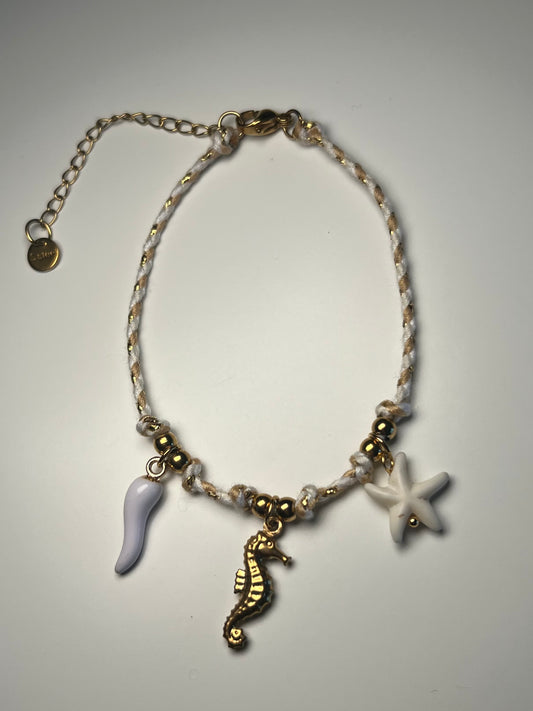 Armband/Enkelbandje Zeepaard