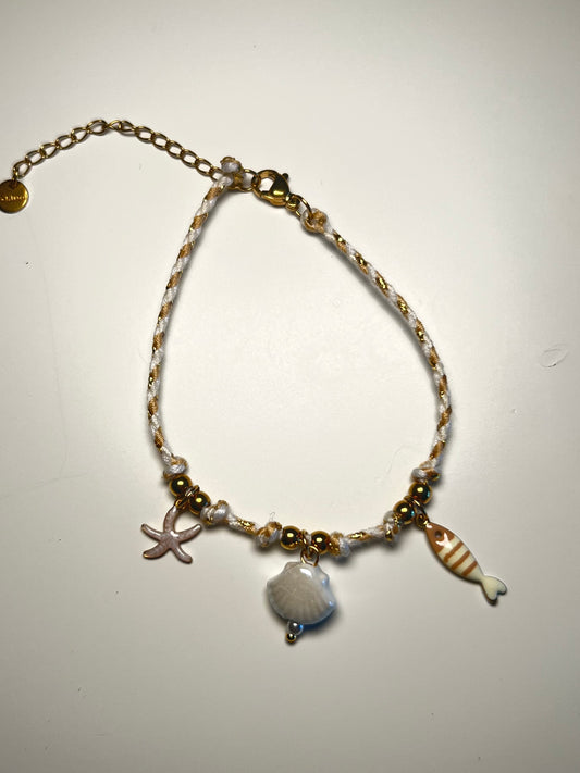 Armband/Enkelbandje Parelschelp
