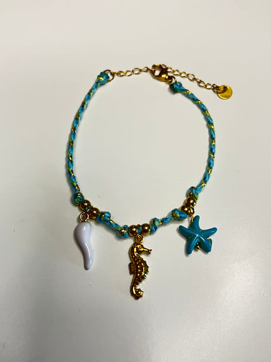Armband/Enkelbandje  Zeepaardje