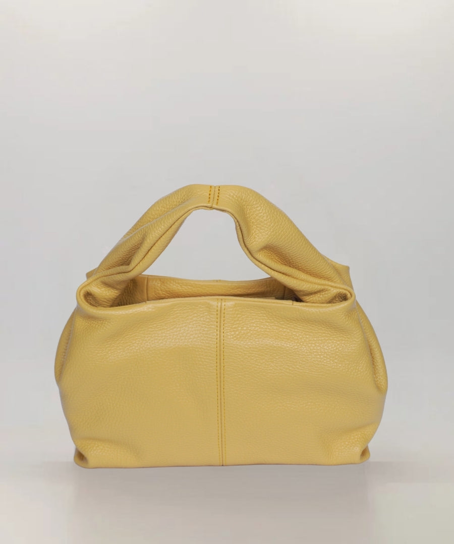 Polly Tas Butter Yellow – Echt Leer – Crossbody