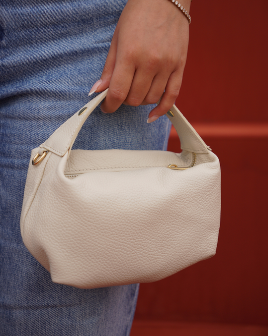 Noa Handtas – Beige - Echt leer