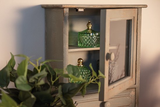 Decoratief Glazen Potje met Deksel