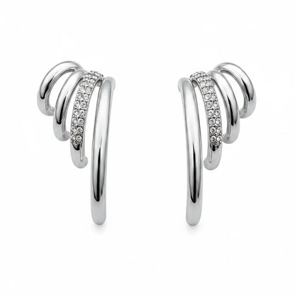 Fear strass oorbellen